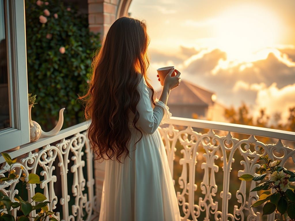 Ethereal Morning Goddess in Refined Fantasy Realism