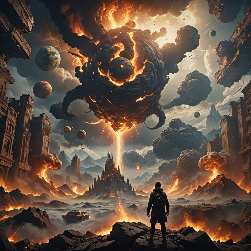 Epic Man Controls the Four Elements