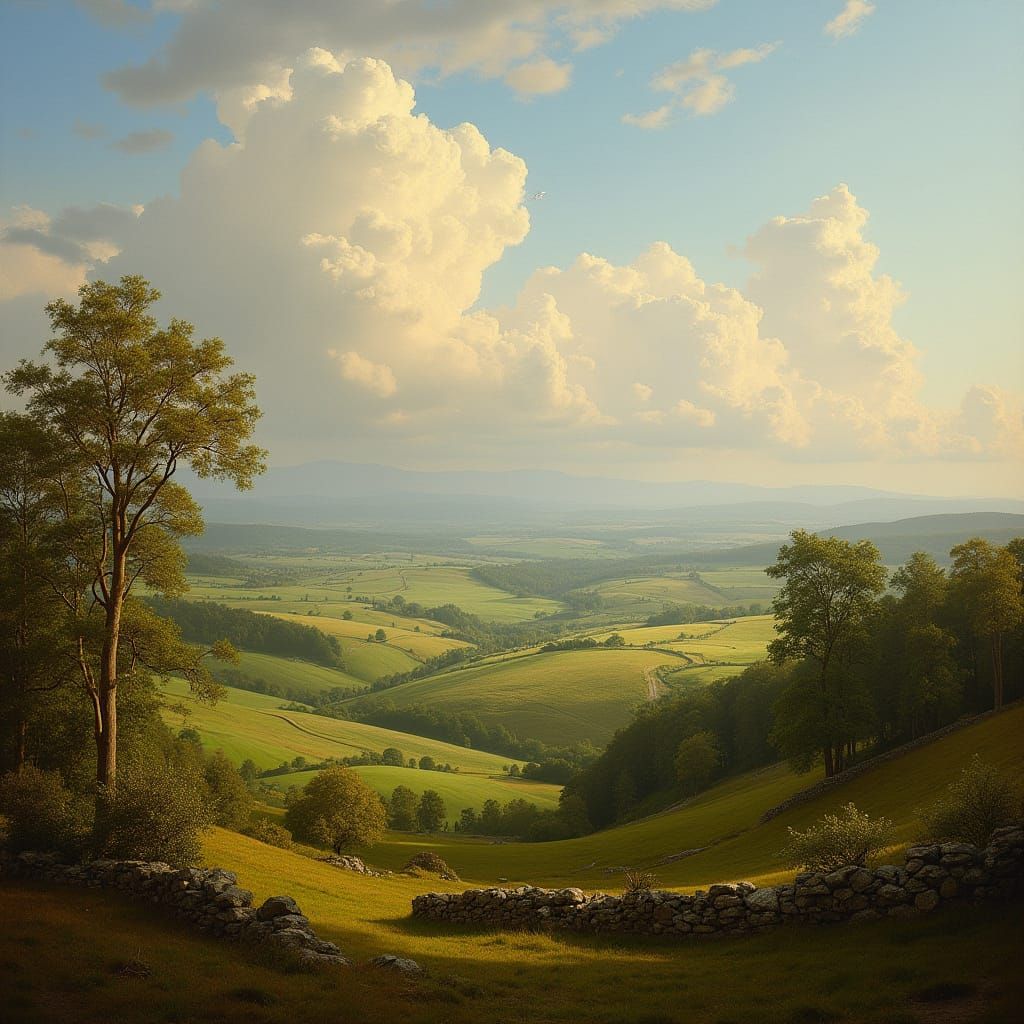 North Carolina Countryside in Classic British Style