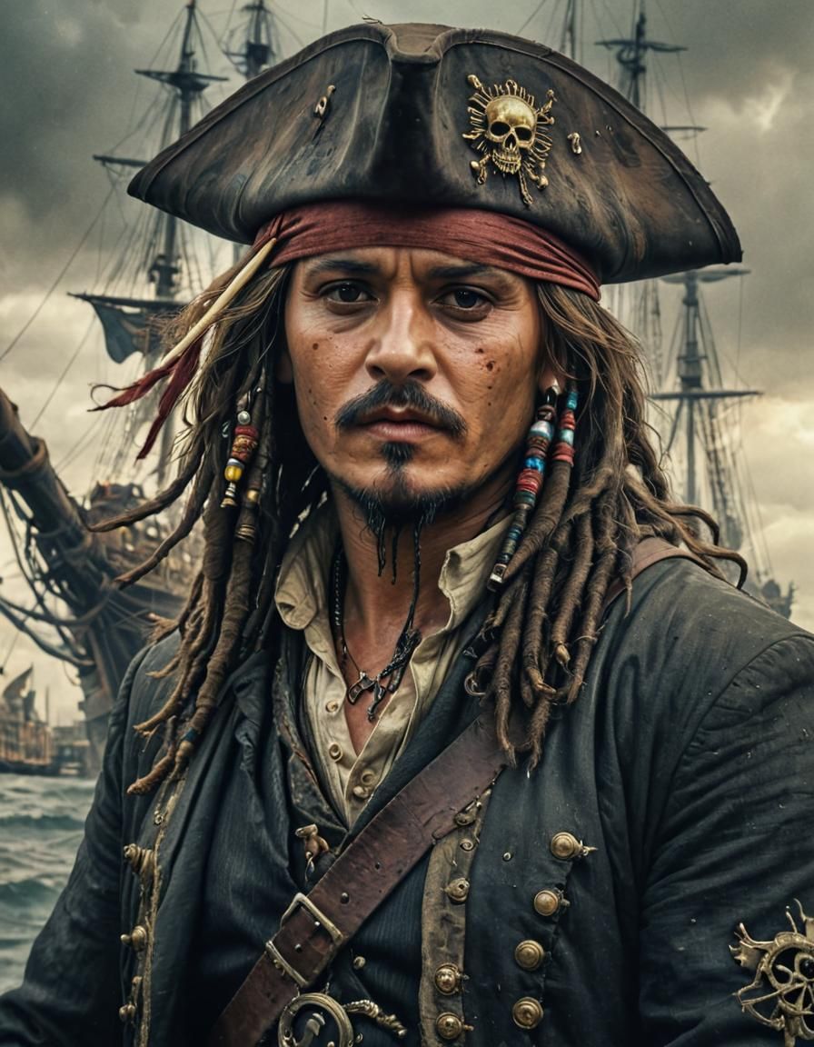 Captain Jack Sparrow Sails Victorian London in Vibrant Detai...