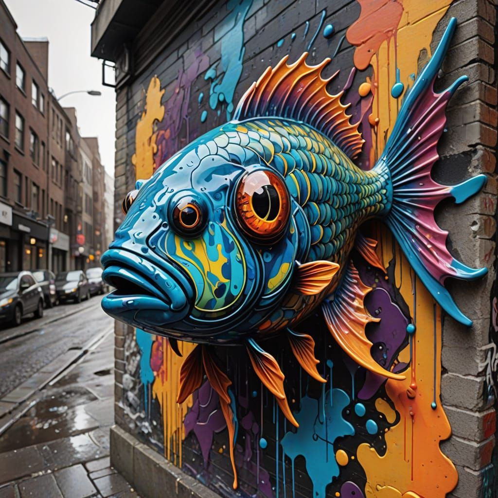 Vibrant Street Art Masterpiece