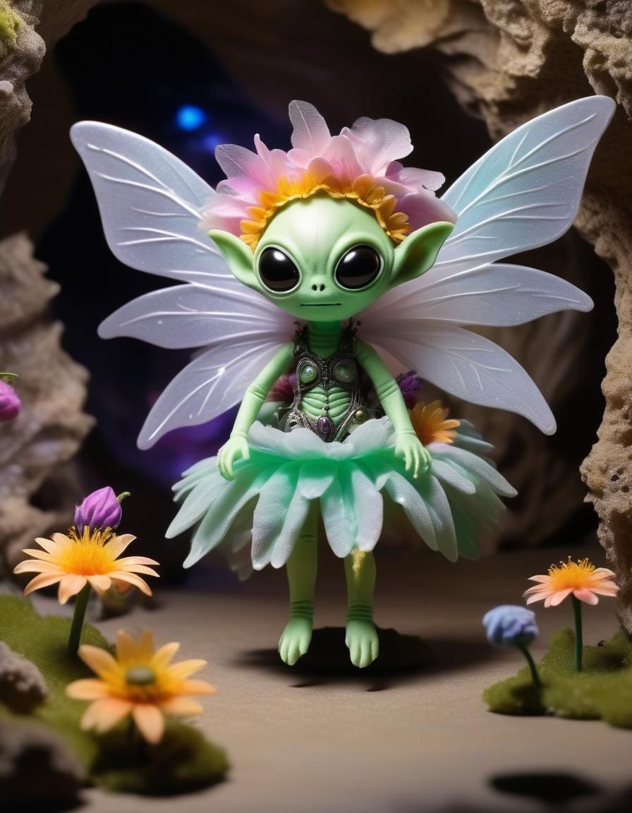 Steamplush Fairy-Alien at Speleothem Dress-Up Party