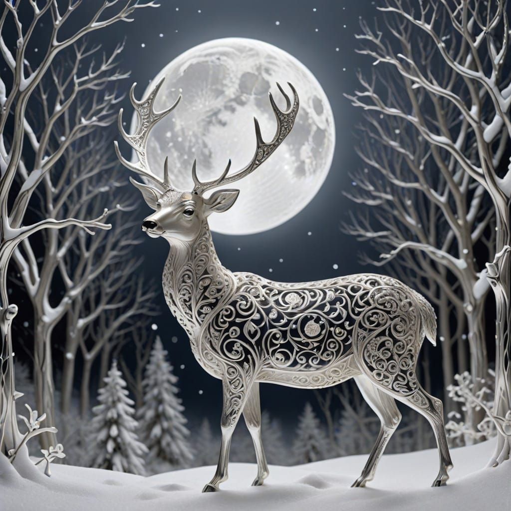 Majestic Deer- prompt and inspiration from @Rossi199