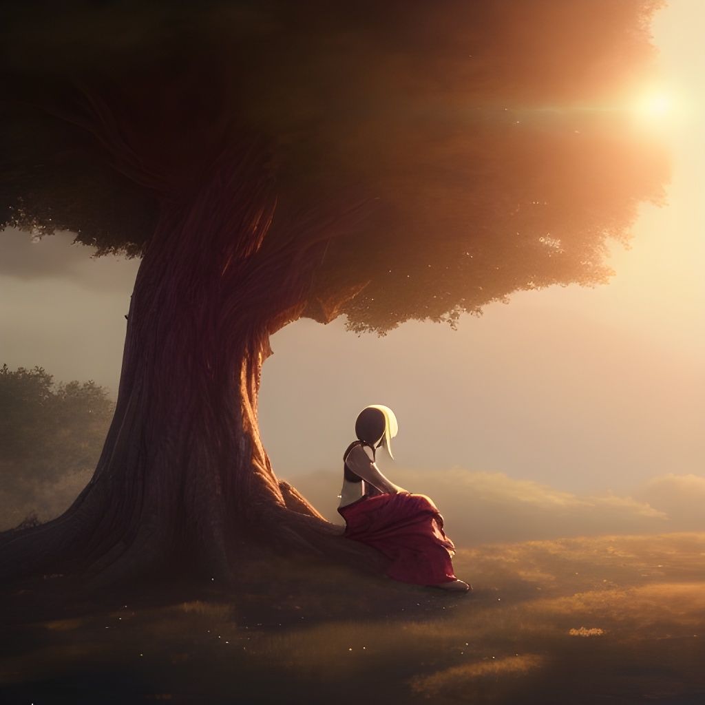 Cosmic Woman by Lonely Tree: Anime Style Render