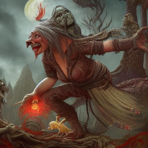 Baba Yaga: Detailed Matte Painting in Unreal Engine