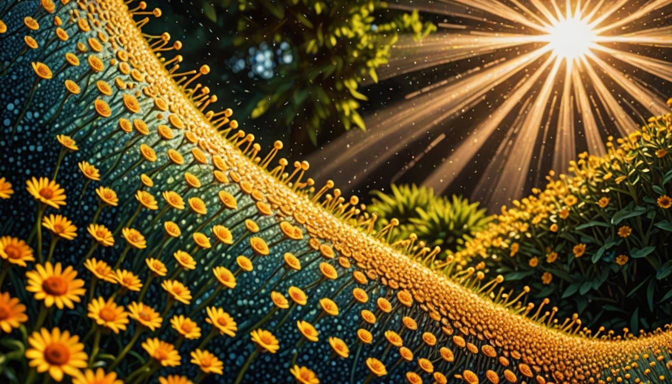 Psychedelic Summer: Kinetic Pointillism in High Definition