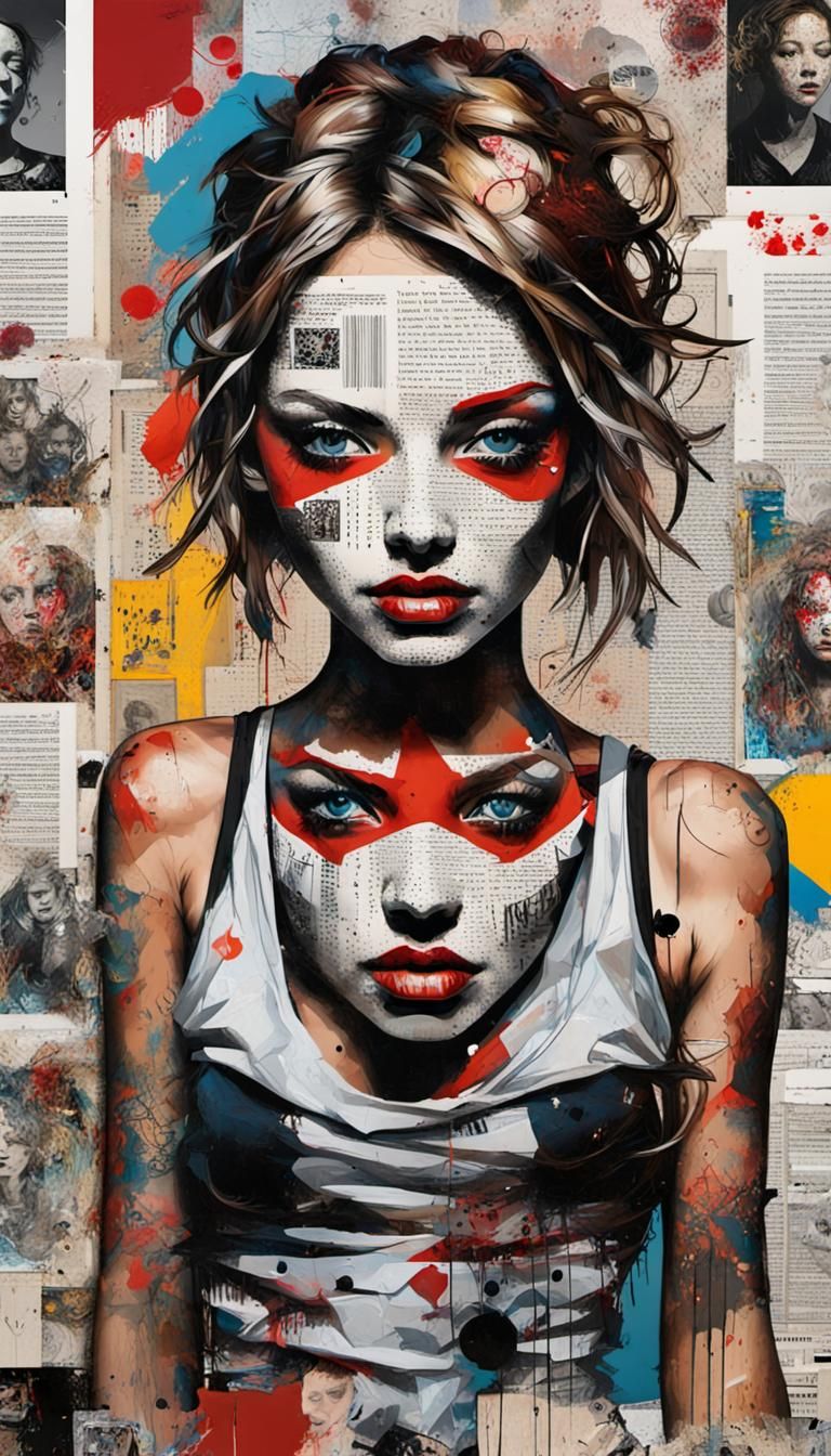 Collage Artwork (2 Faces)