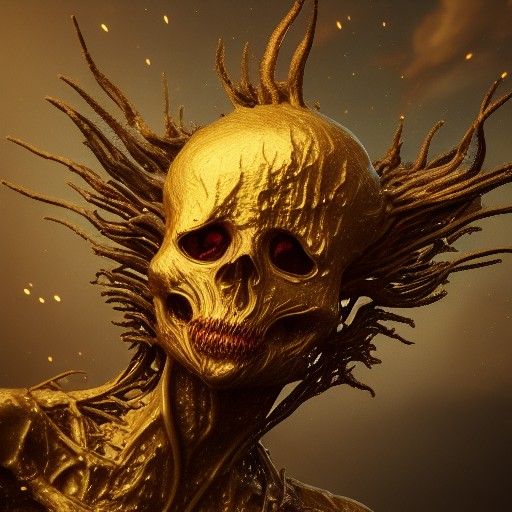 Immaterium Abomination with Golden Details