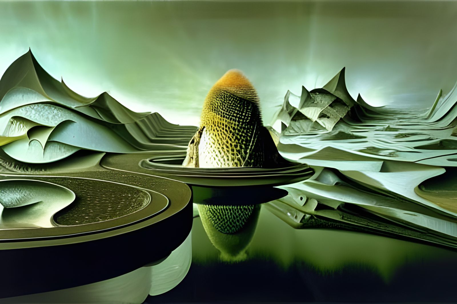 Complex Mandelbulb Fractal Art in Vivid Color