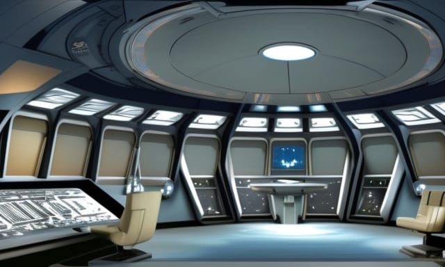 Spaceship Interior Inspired by Star Trek