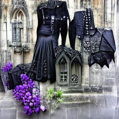 AI Interpretation of Gothic Lifestyle
