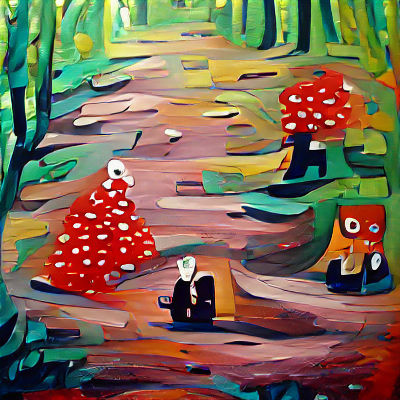 AI Generated Image From Blank Prompt