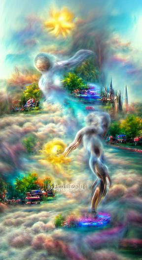 Astral Projection: Soul Leaving Body in Cosmic Art