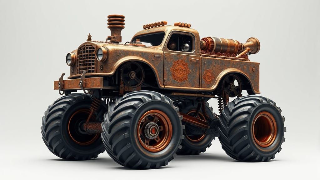 Steam-Powered Monster Truck