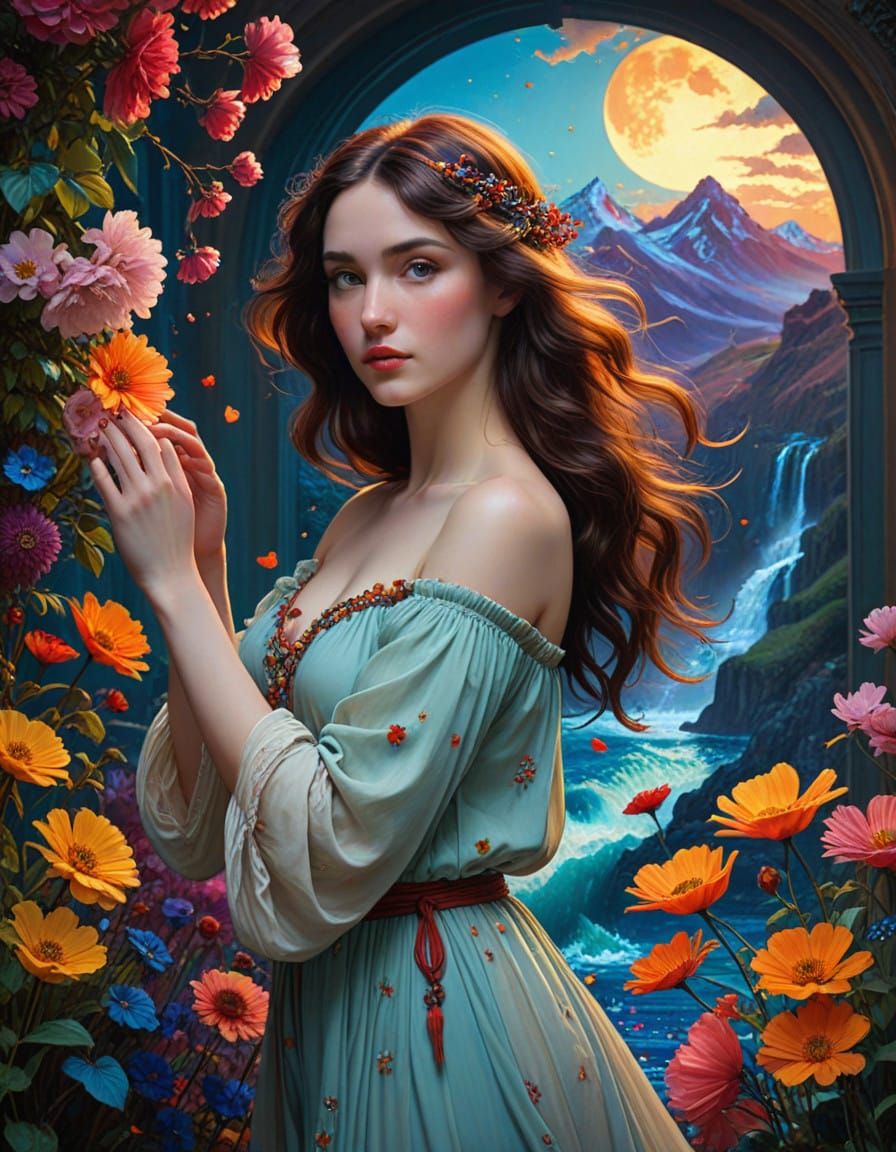 Surreal Watercolour Scenes of Elegance and Bloodshed