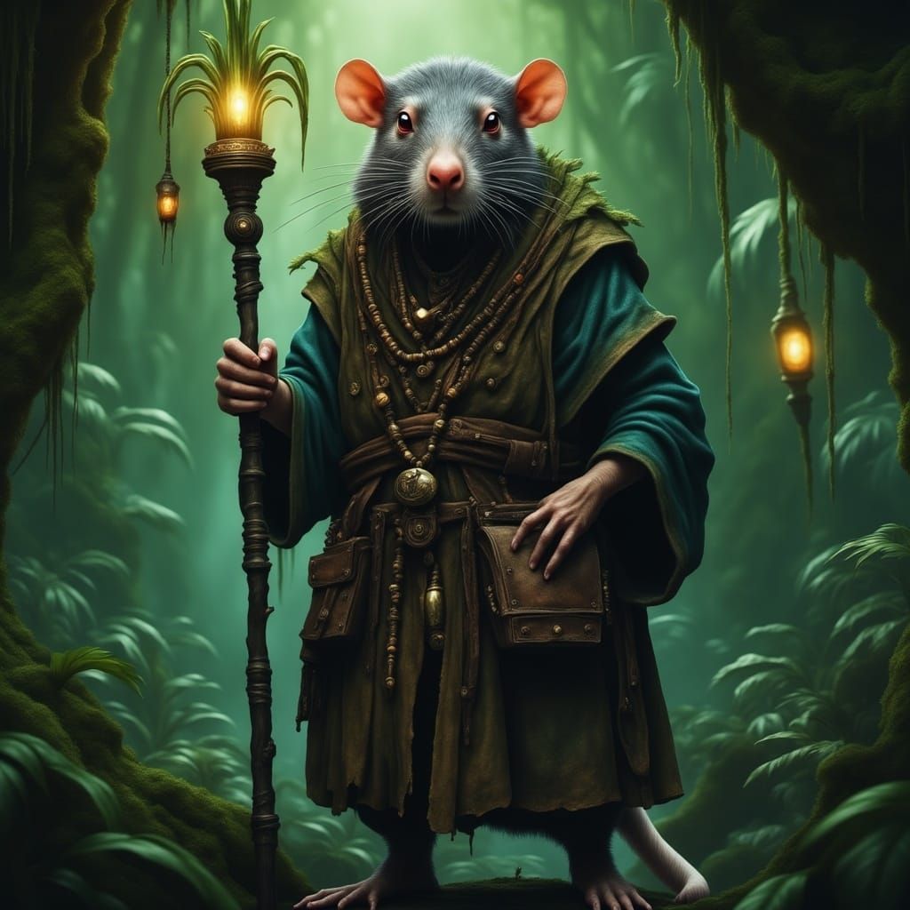 Ancient Wisdom of a Jungle Shaman Rat