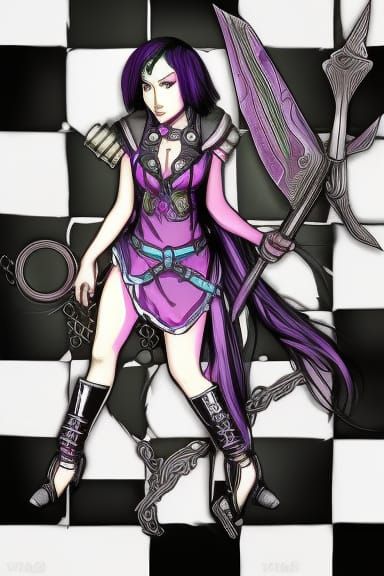 Nico Minoru as Wicca Sorceress in Pop Art Style