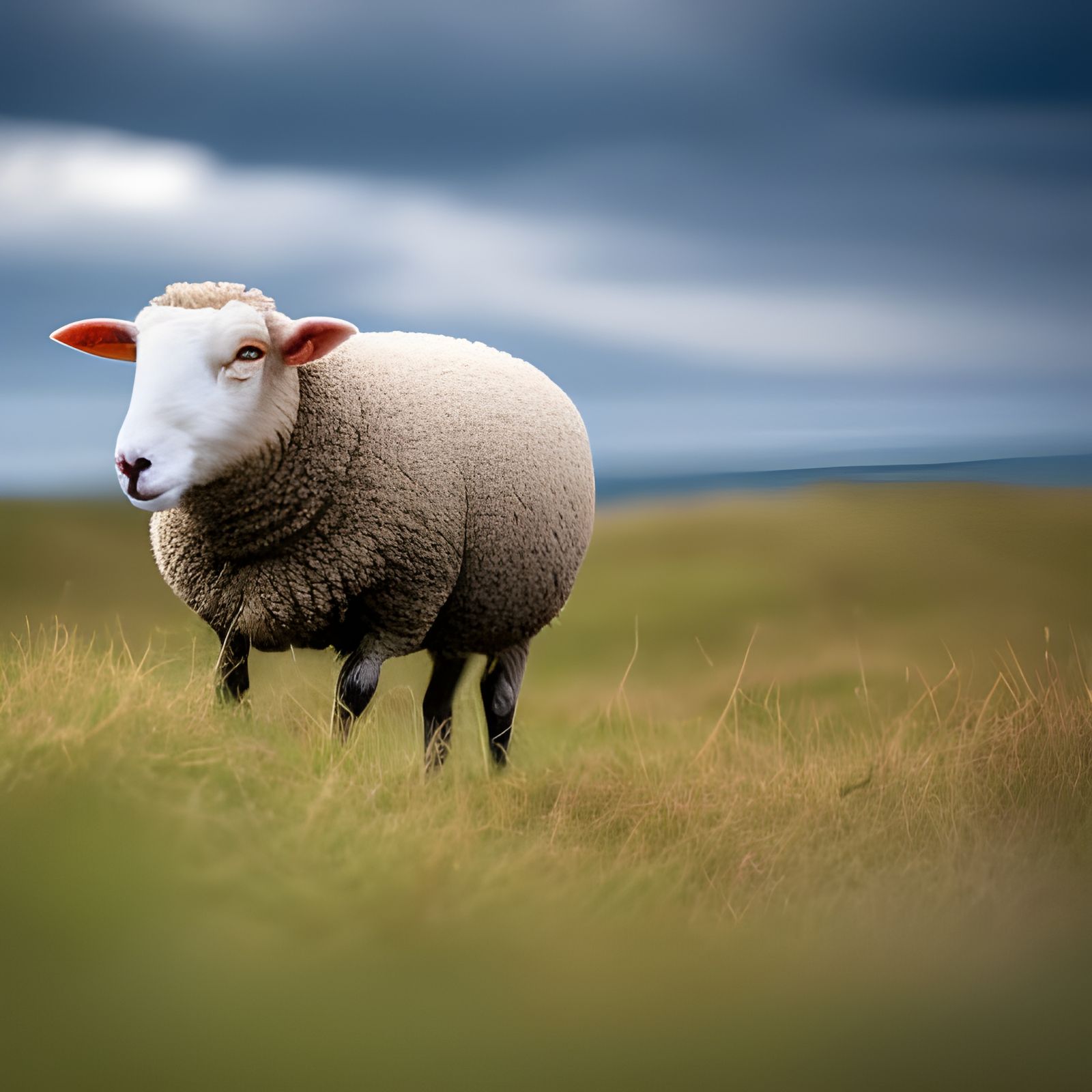 Sheep Grazing by Scottish Cliffs: Professional Photography