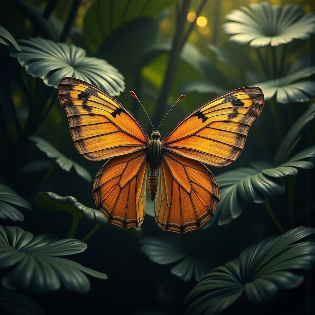 Colorful Abstract Butterfly Design