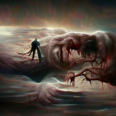 Sinister End of Man in Fantasy Style