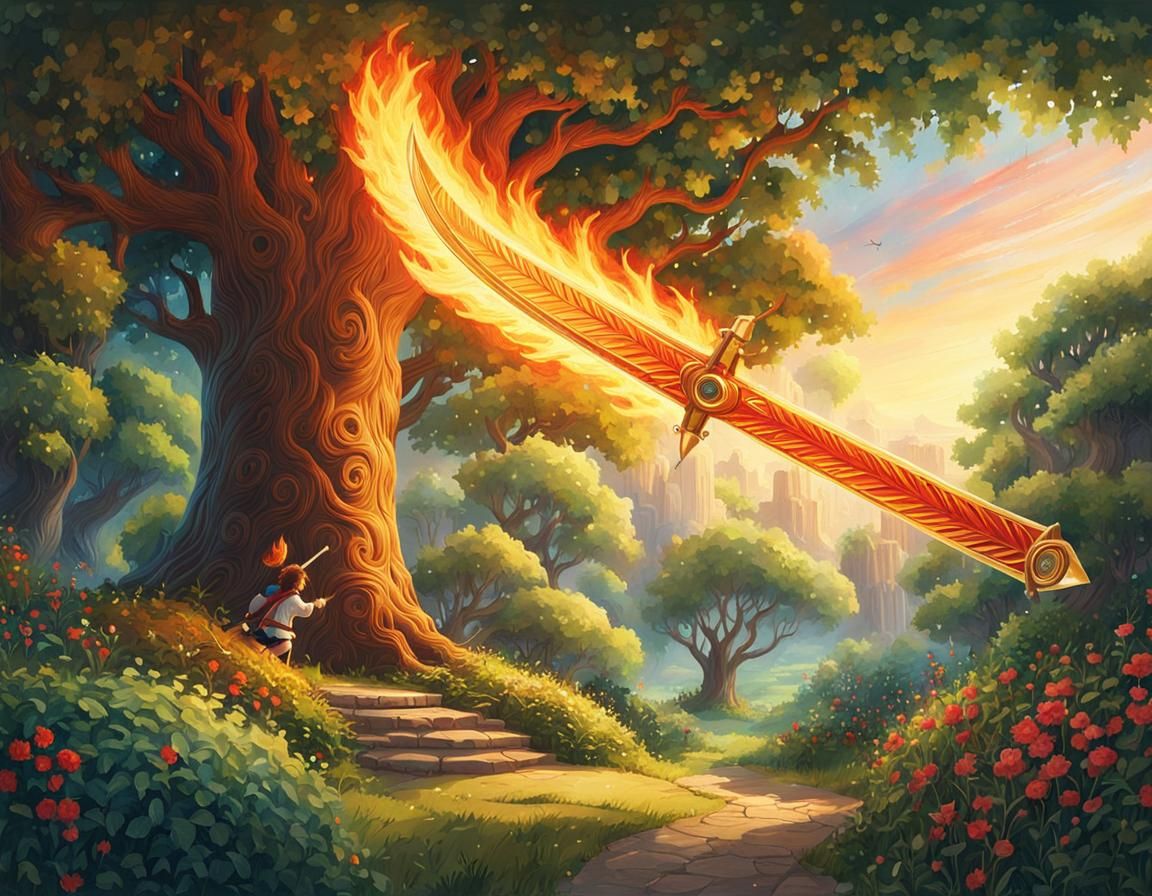 Guard of the Garden AI Interpretation of Genesis 3:24