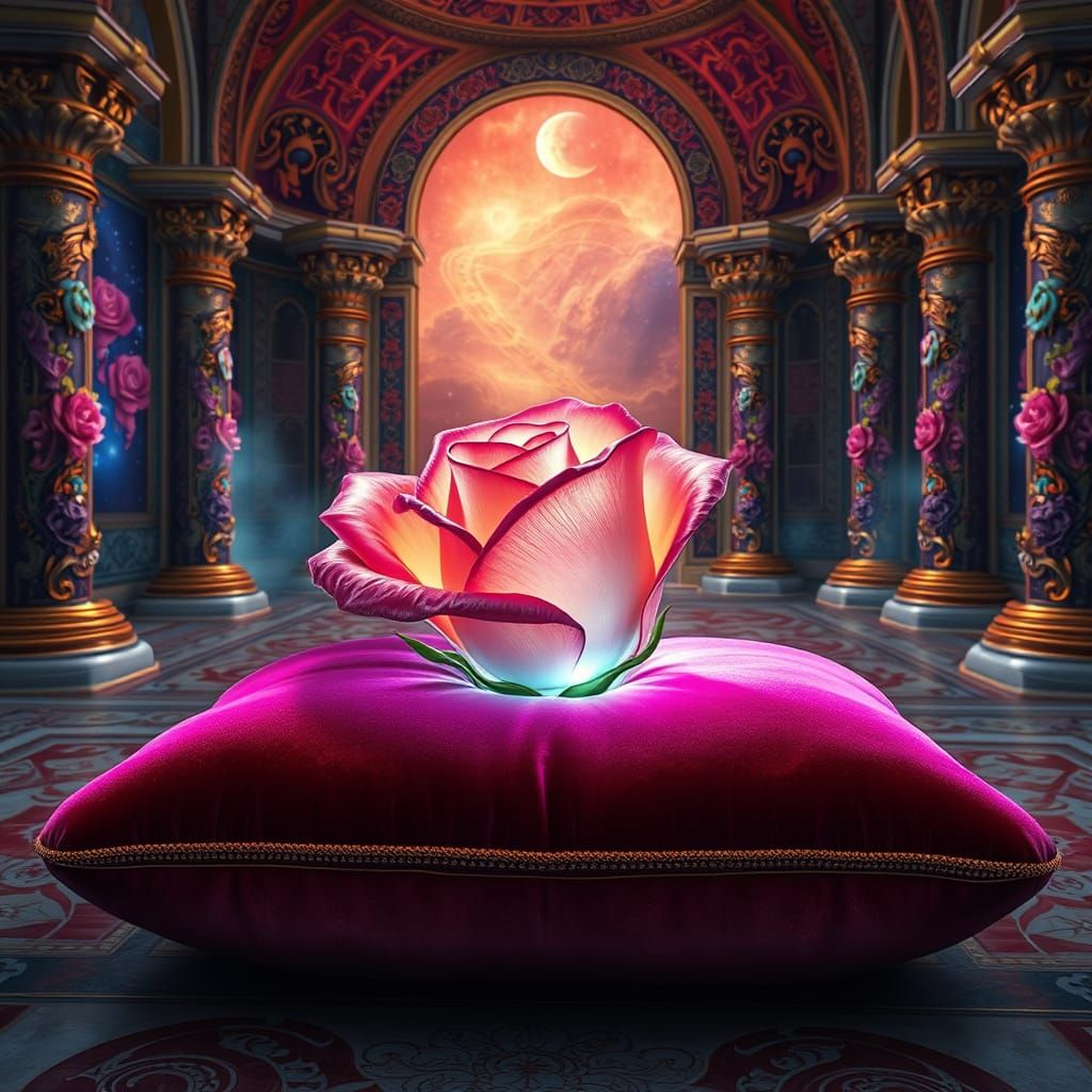 Starlight Rose in a Heavenly Palace