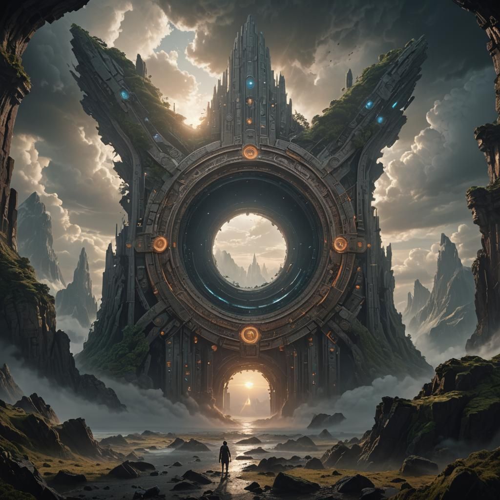 Epic Portal Cape: Digital Matte Painting