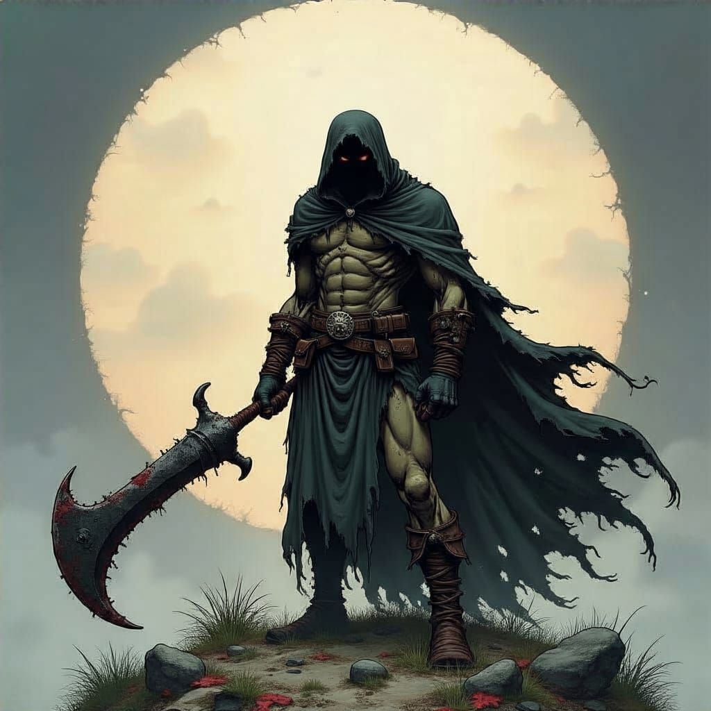 Grimdark Art in the Style of Ron Wagner