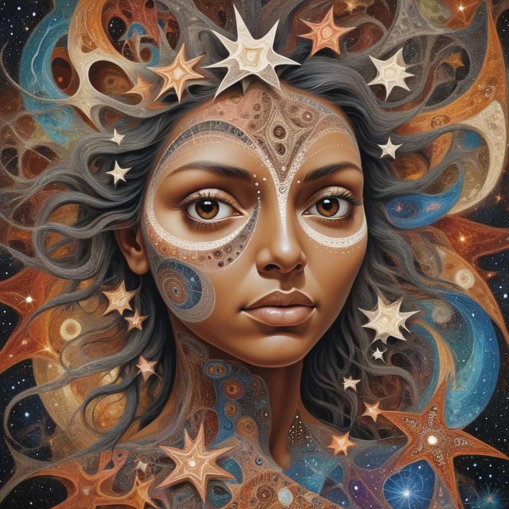 Mother of Creation: Aboriginal Art Style