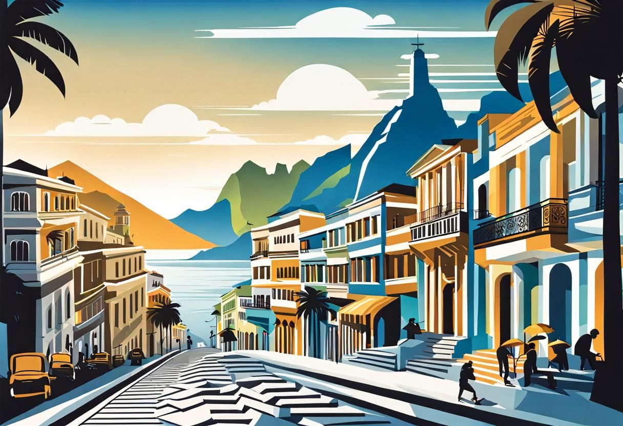 Art Deco Landscape of Lapa, Rio de Janeiro