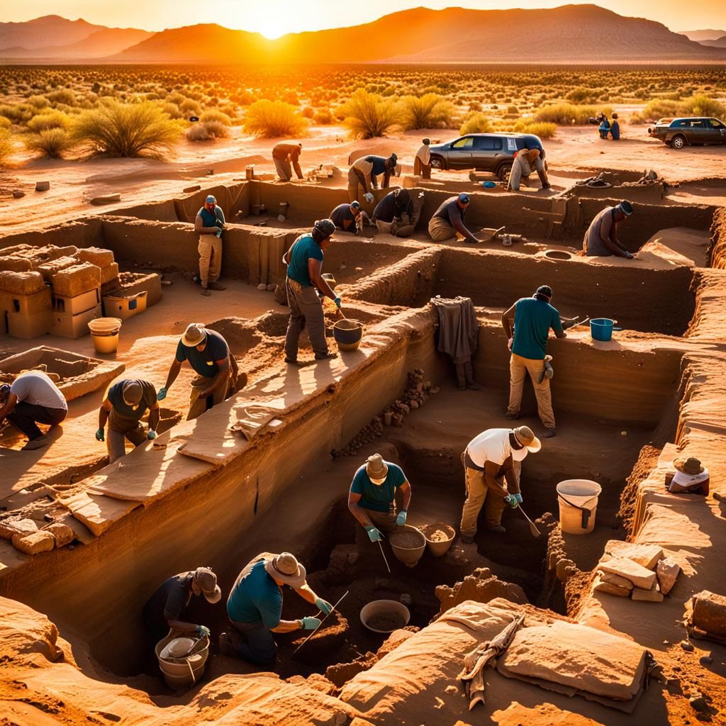 Archaeological Dig Site Uncovers Alien Artifact