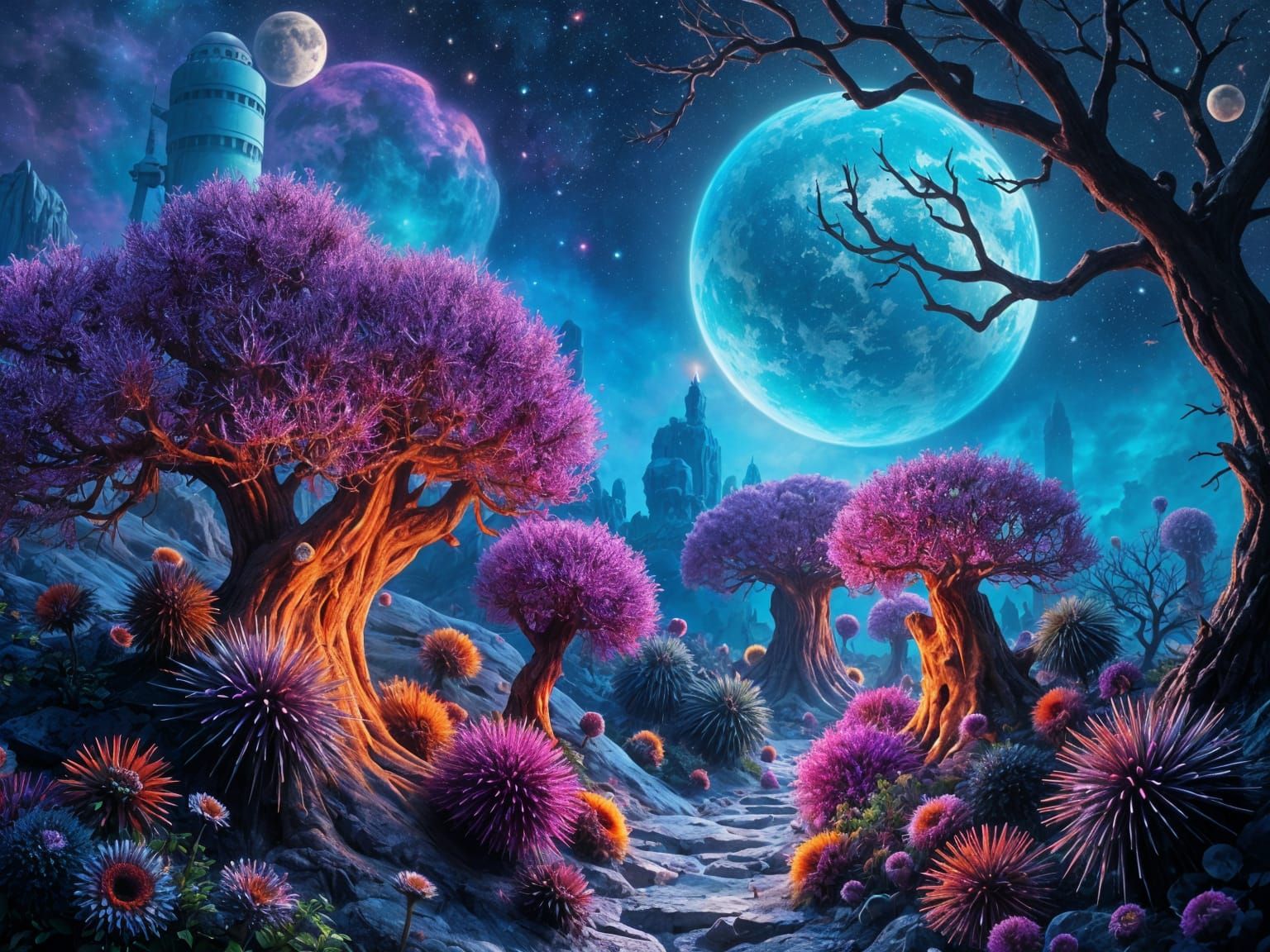 Vibrant Fairy Colony Thrives in Deep Space