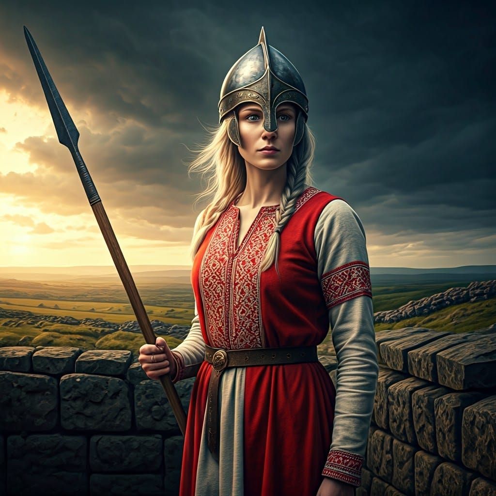 Anglo-Saxon War Goddess Stands Vigilant on Hadrian's Wall