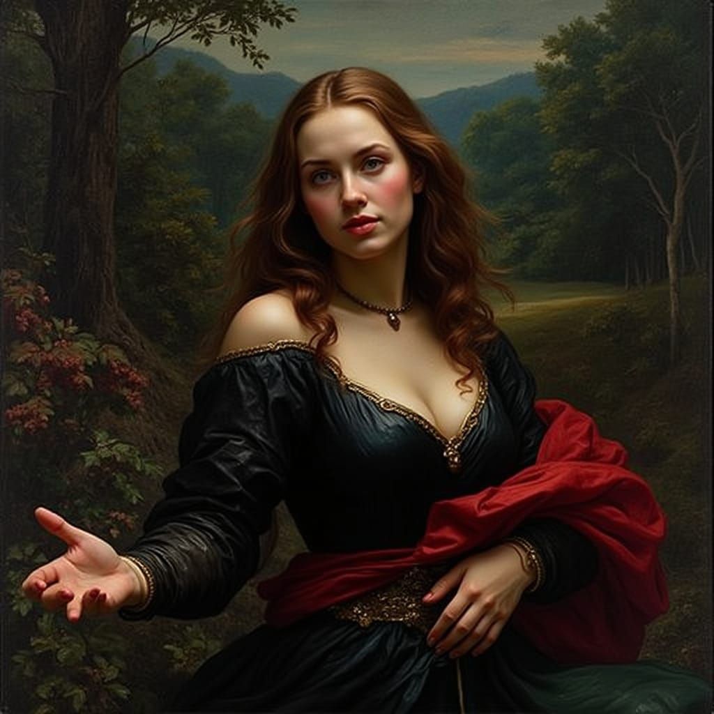 Mathematical Curves and Spirals in Abstract Art