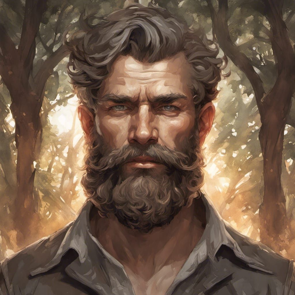 Blacksmith Forging Cardano Coin in Detailed Digital Art