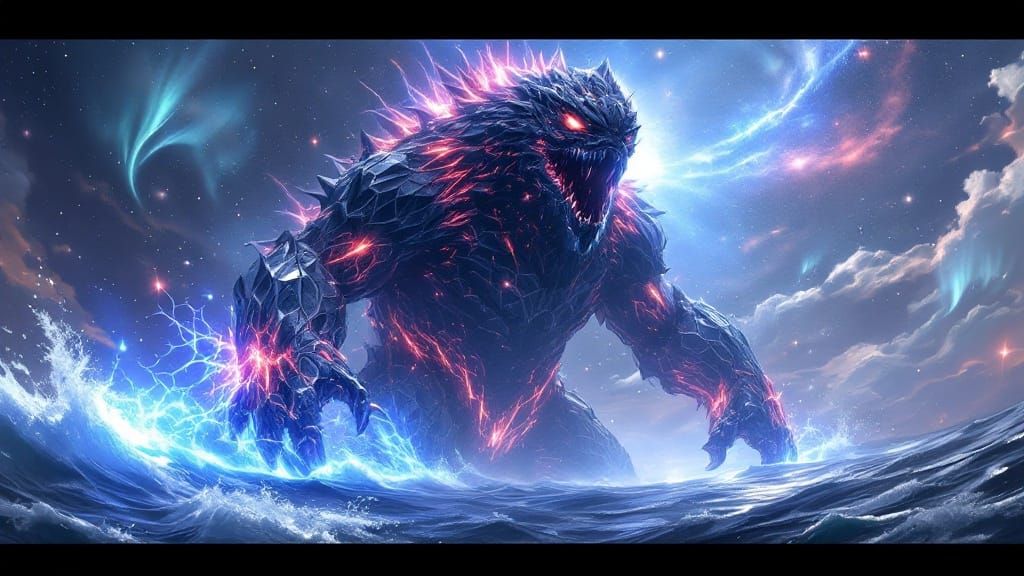 Meteoric Kaiju Crashes into Pacific Ocean