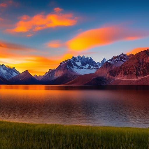 Majestic Mountain Sunrise: Professional Photography