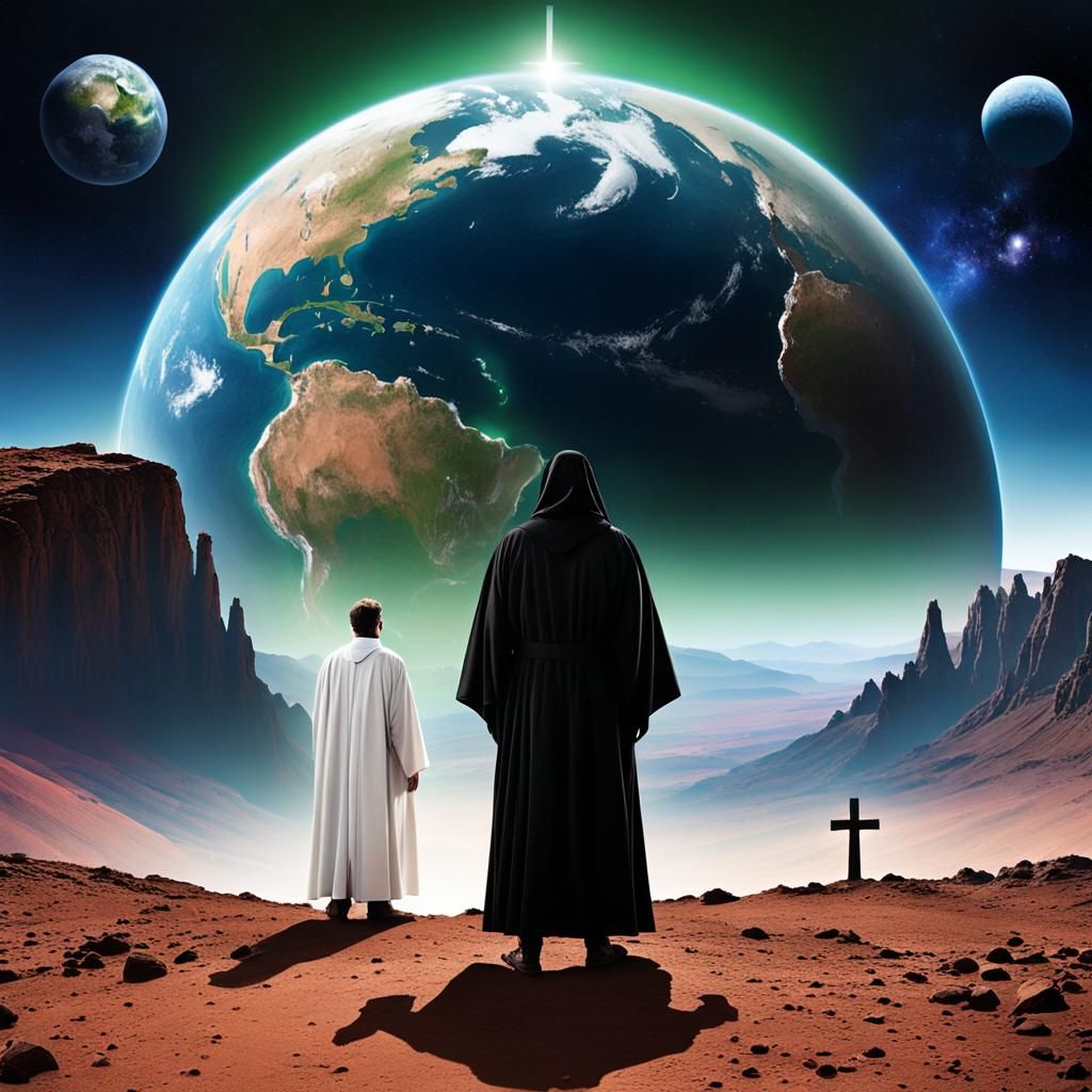 Martian Summit: Earth Gazing in Natural Light