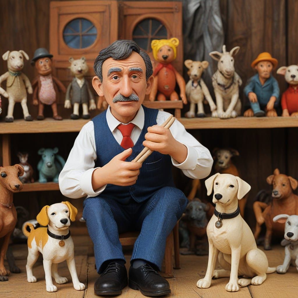 Puppet Microworld Inspired by Expressionism and Animation