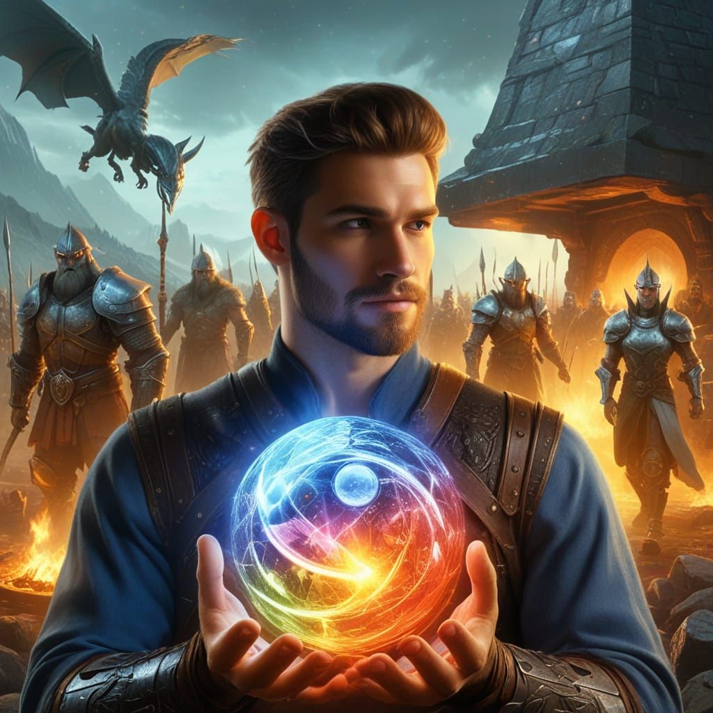 Norse Warrior Defends Dwarven Forge Against Reanimated Army