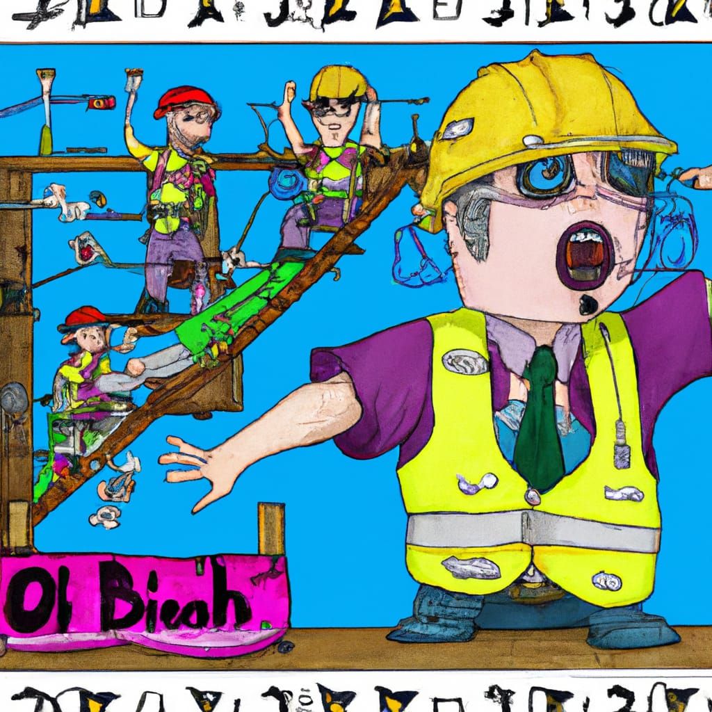 Bob the Builder's OSHA Violations: Intricate Art