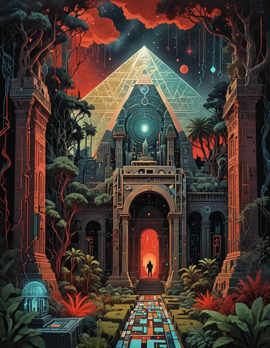 Ancient Metropolis Transfigured by Nature and Technology