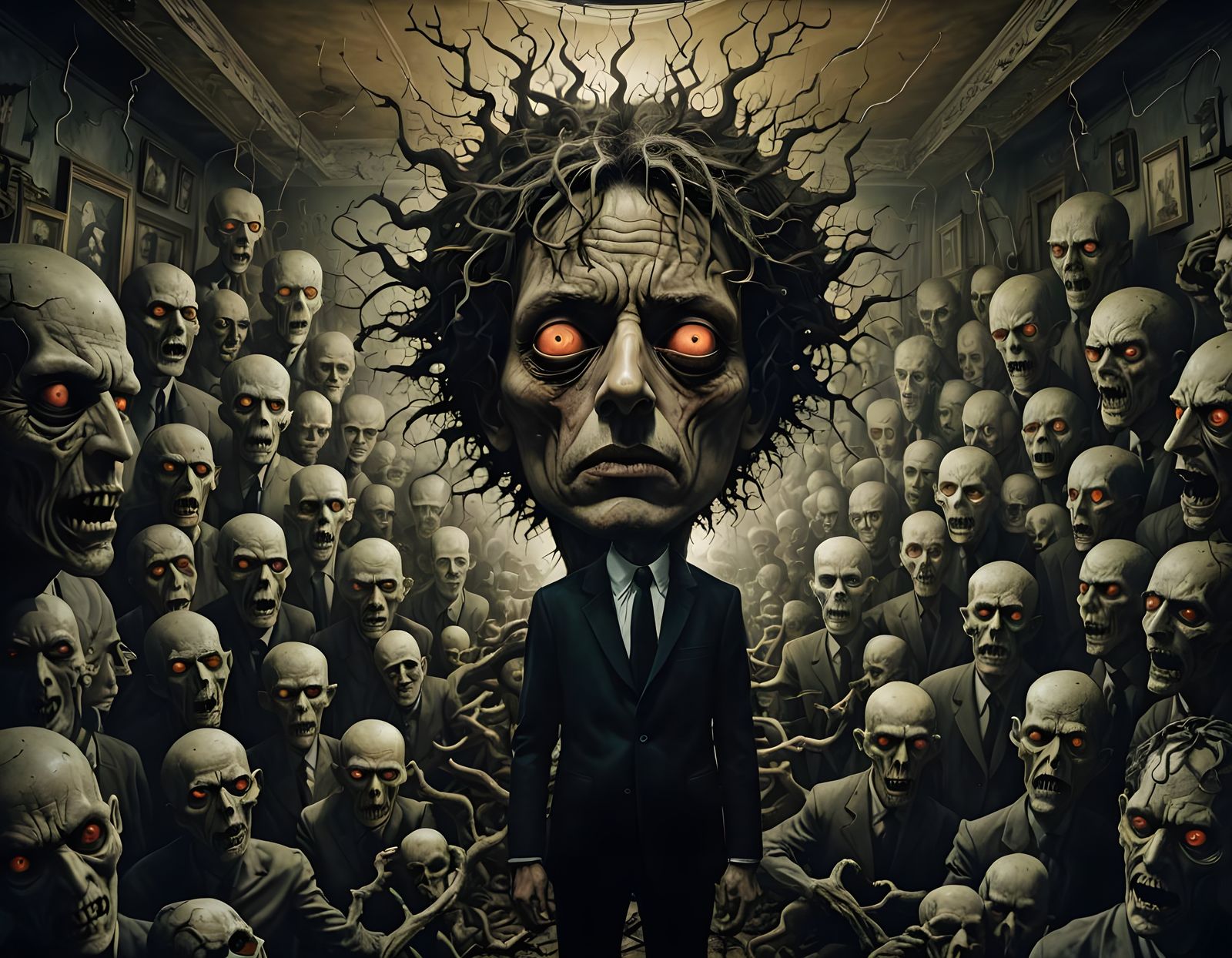 Mindscapes of Madness in Cyberpunk Style