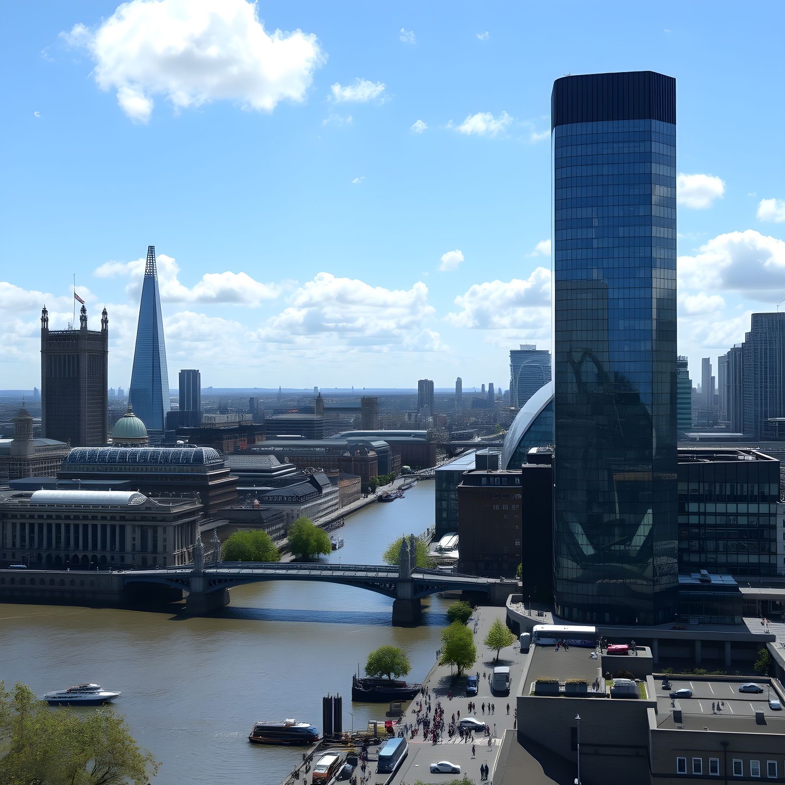 London Skyline: Modern Meets Historic