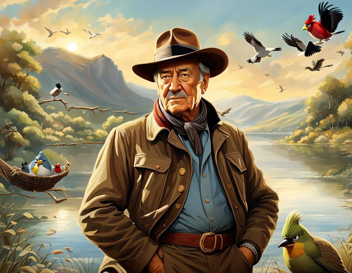 John Wayne and the Slightly Miffed Birds