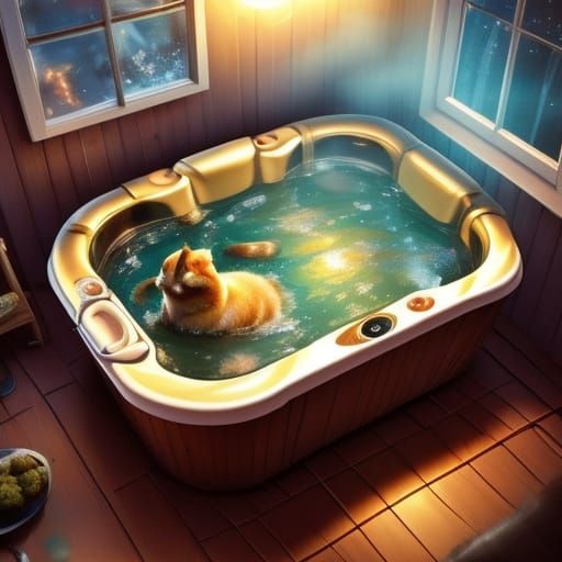 Hamster Hot Tub: 3D-Printed Relaxation