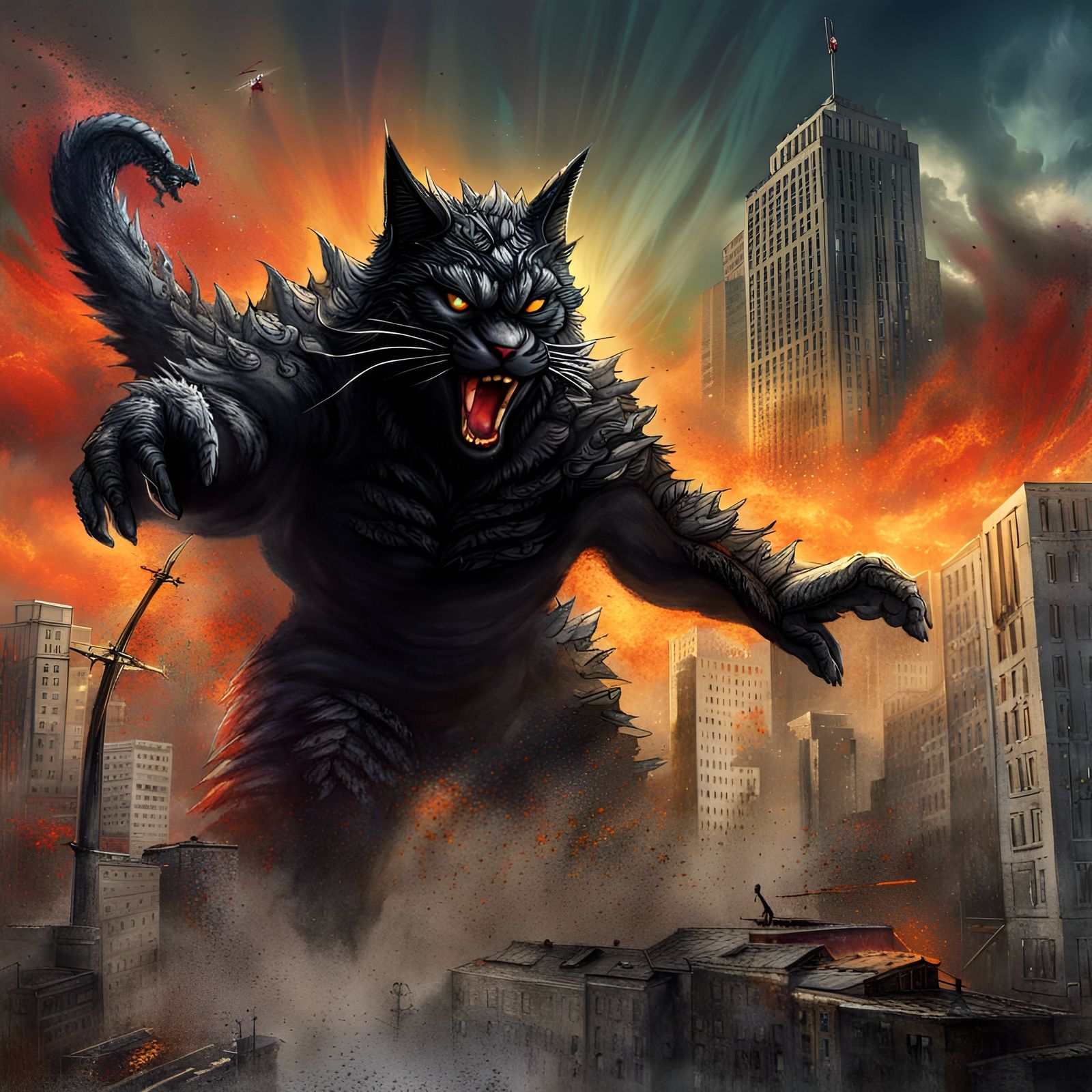 “Catzilla, coming to your city this fall”