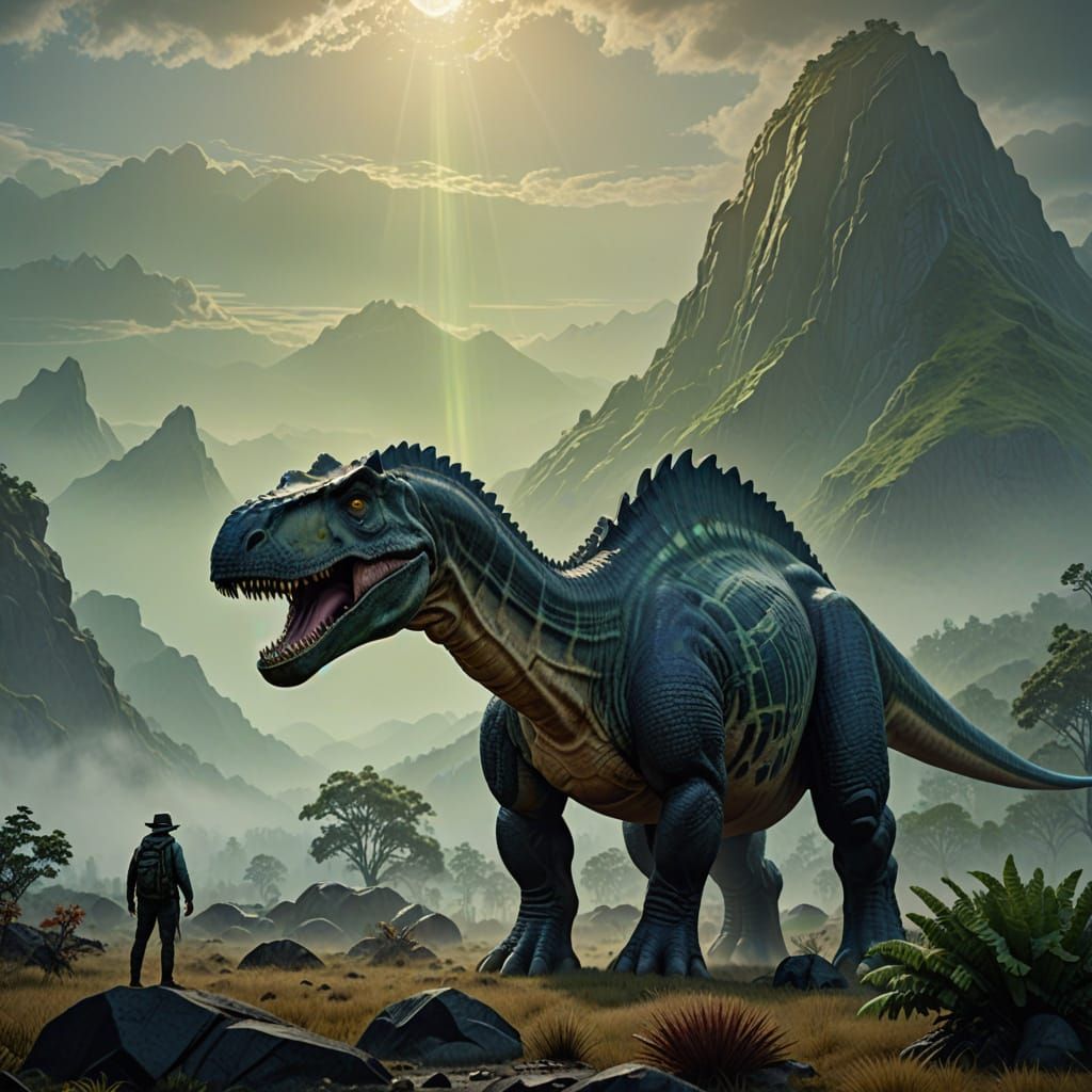 Epic Patagotitan Mayorum Dominates Prehistoric Landscape in ...