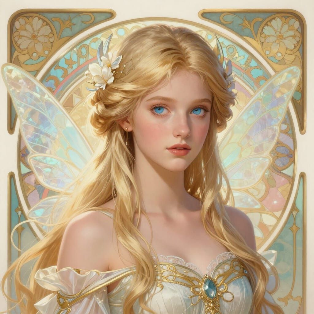 Swedish Princess as Fairy Queen, Goddess of Enchantment