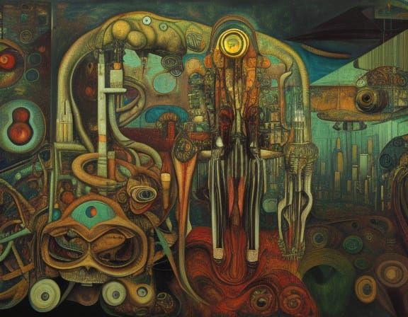 Otto Rapp's Surreal Asylum: A Gothic Steampunk Vision